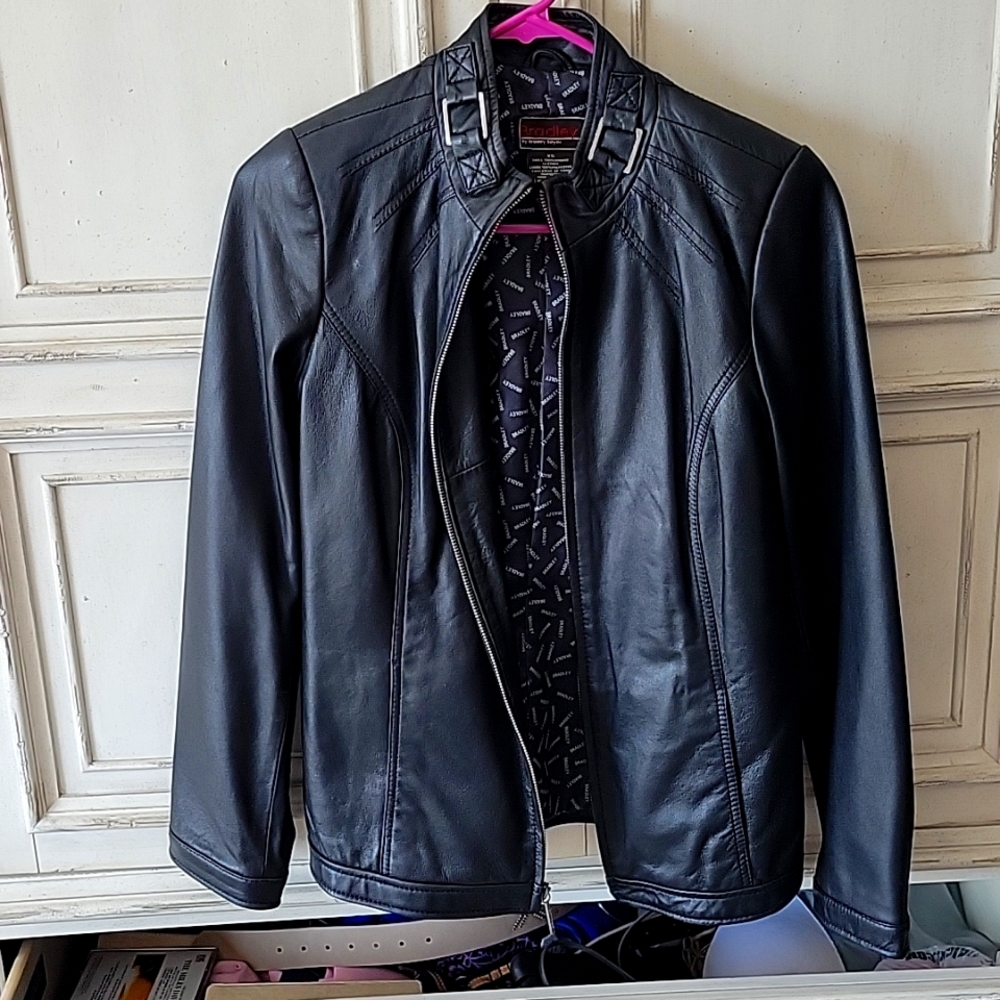 Leather jacket worn a few times. Like new condition